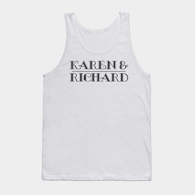 Karen & Richard Tank Top by DAFTFISH